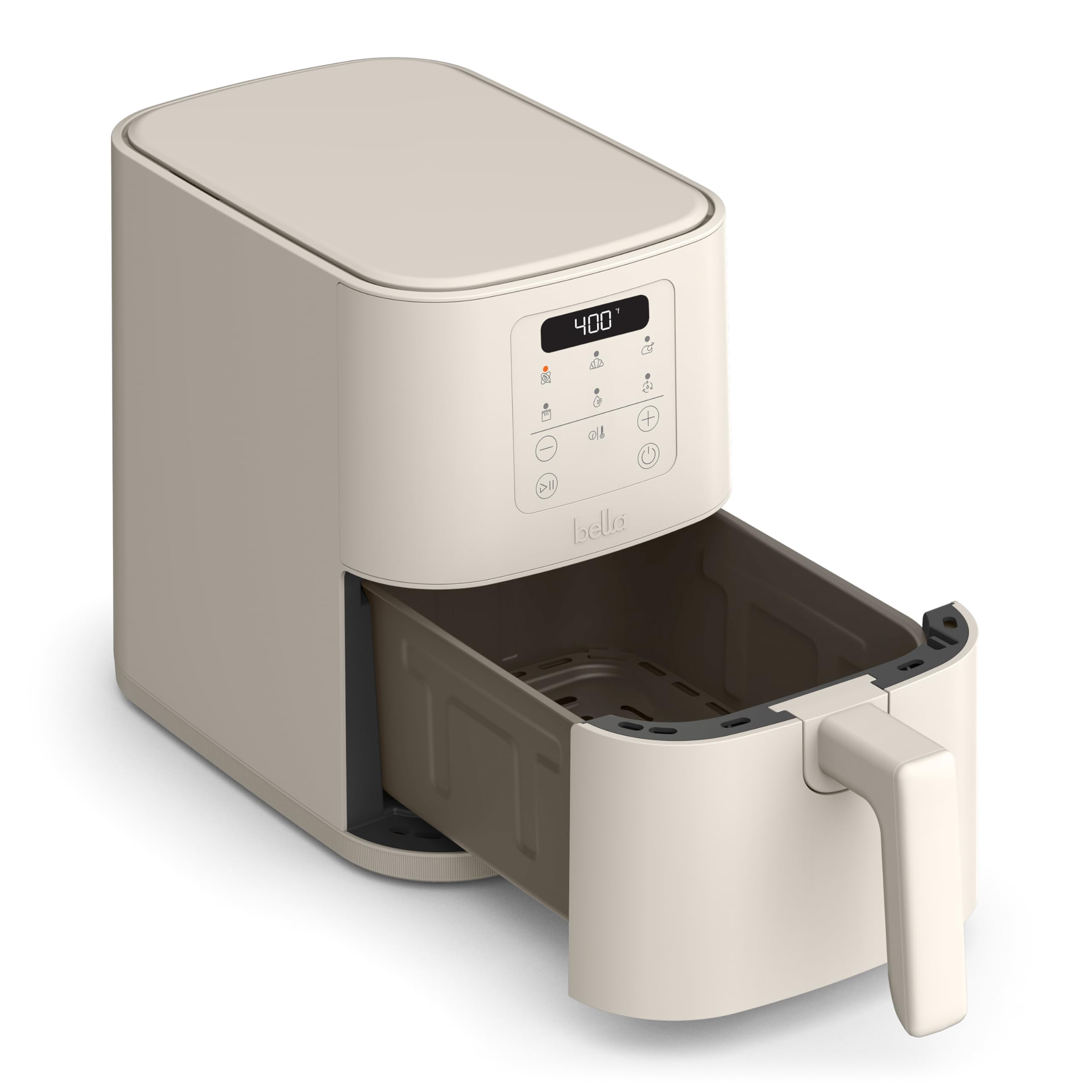 bella Slim 4.0 Qt Air Fryer, Oatmilk