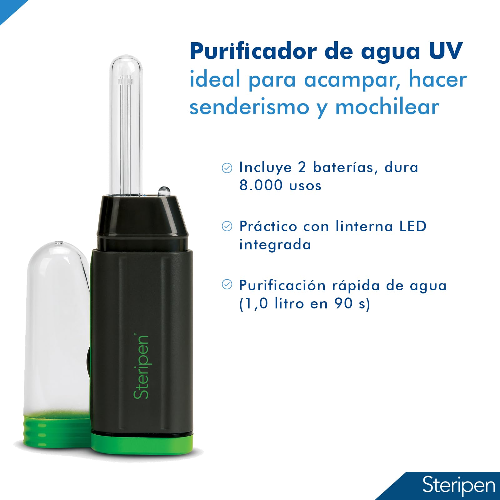 Adventurer Opti™ potabilizador de agua UV SteriPEN®