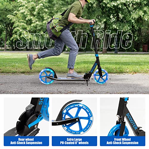 GYMAX Aluminum Kick Scooter