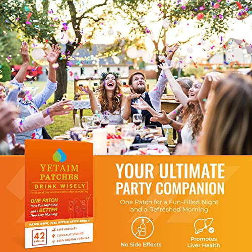 Yetaim Patches 42 Pack - Wake Up Refreshed & Enjoy Unforgettable Nights With Skin-Friendly Patches - 12 Natural Formulas For Enhanced Mornings, Orange #TOP3