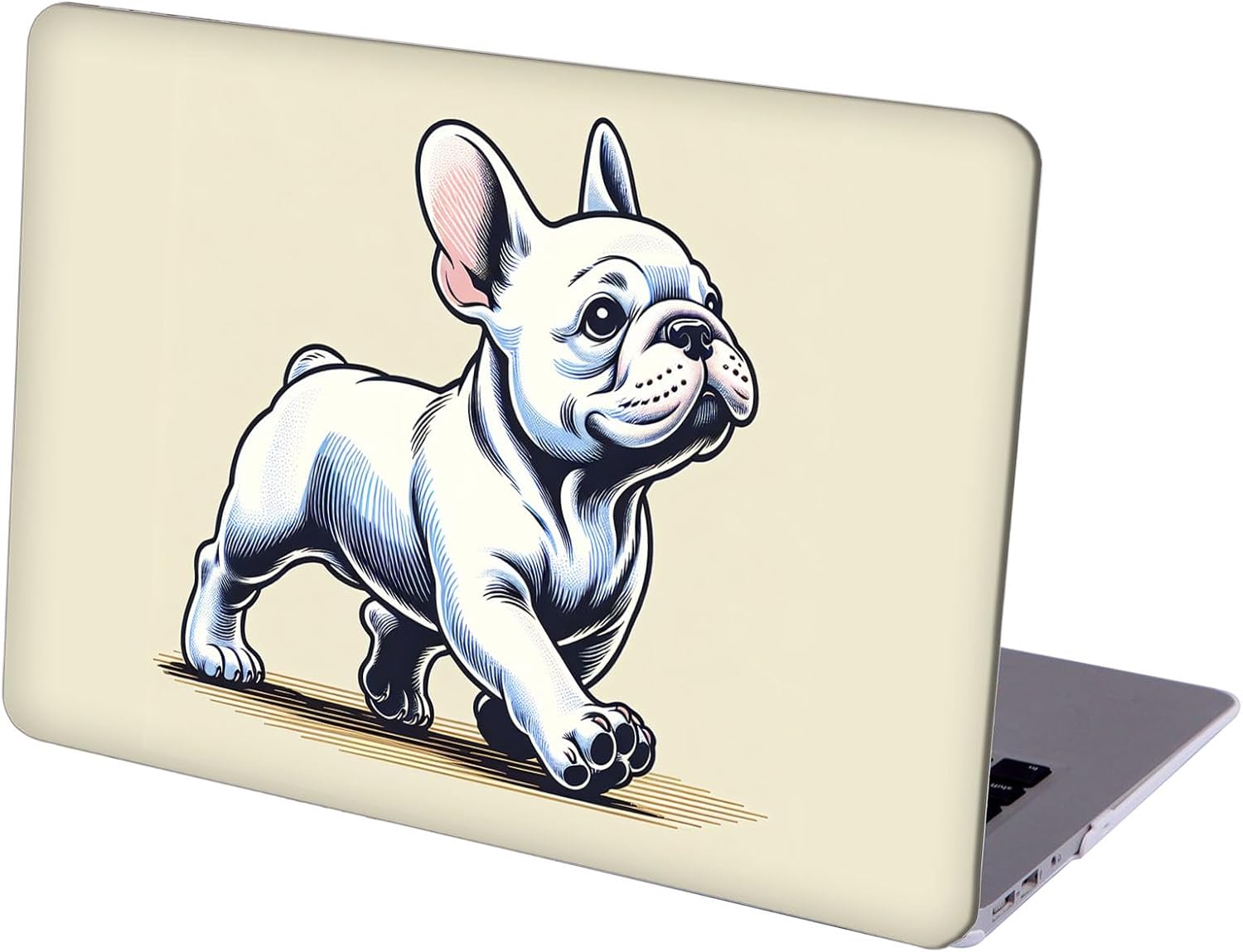 Compatible with MacBook Neo 13-inch, Hard Shell Case with Keyboard Cover and Screen Protector (A3404 A18 Pro chip, 2026 Release) - French Bulldogs MC22242
