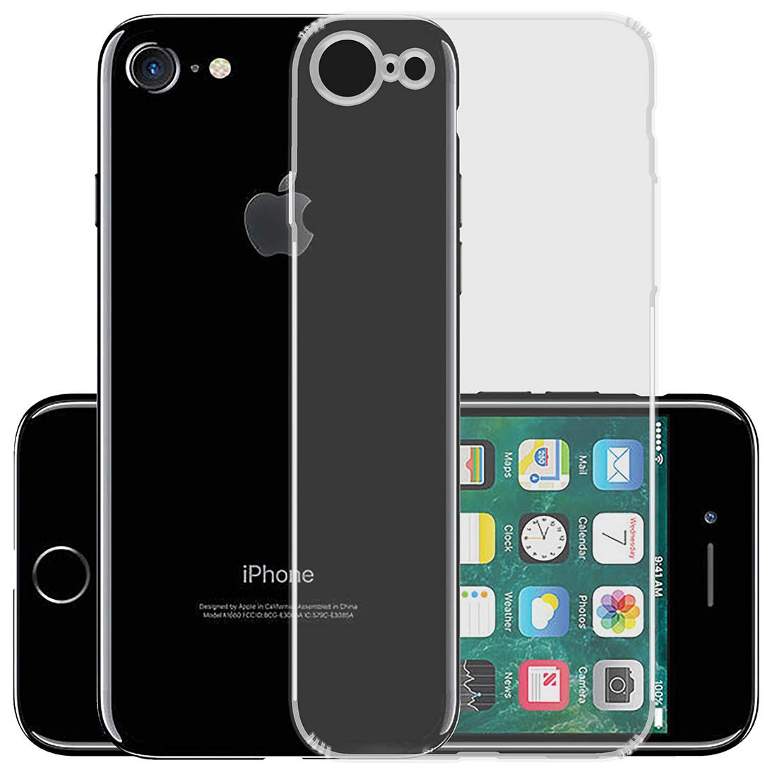 Amazon Brand - Solimo Anti Dust Plug Mobile Cover (Soft & Flexible Back case), for Apple iPhone 7 / iPhone 8 (Transparent) (B083PBS4Q9) Amazon Price History, Amazon Price Tracker
