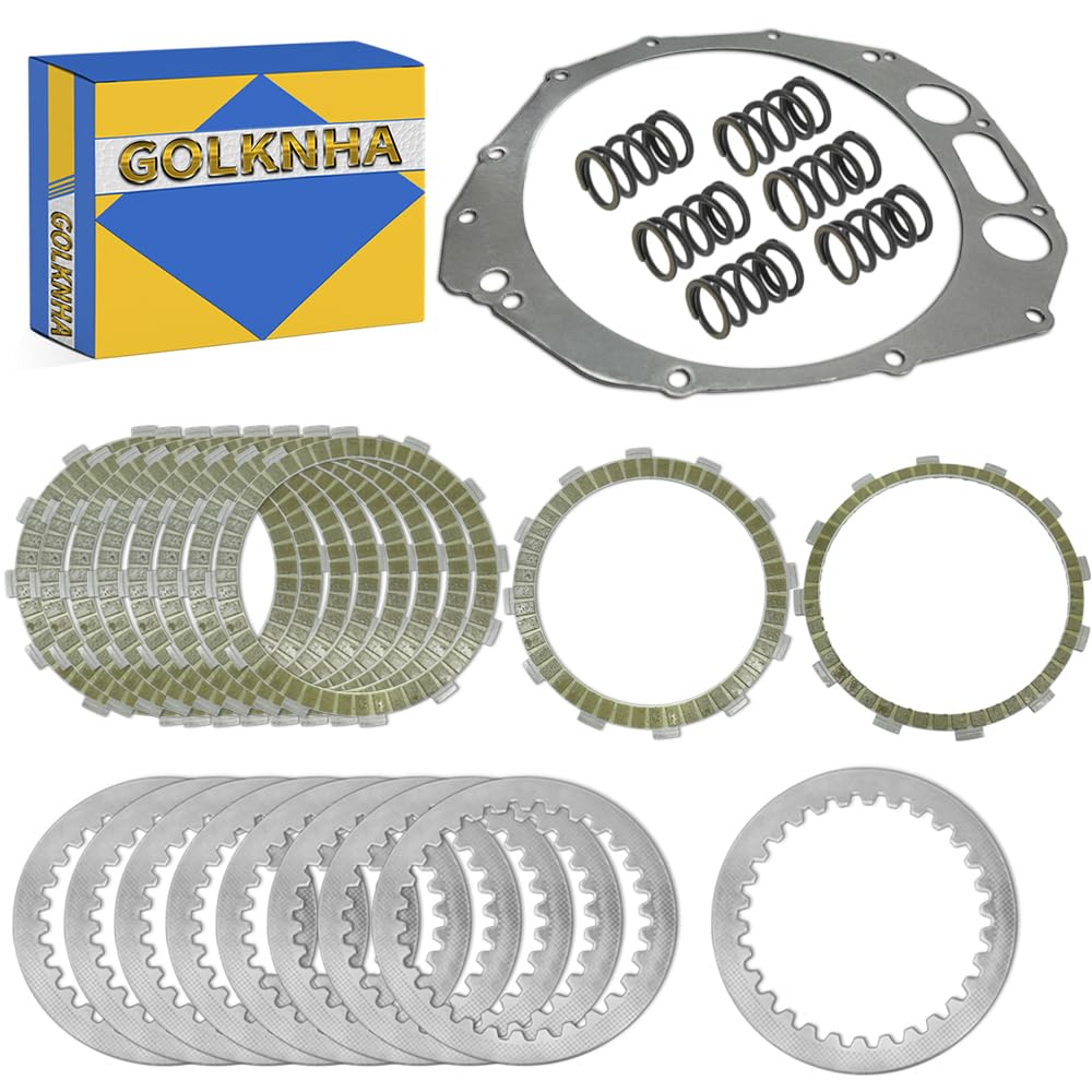 Clutch Kit & Friction Steel Plates Gasket Compatible with Suzuki GSX1300R Hayabusa 1300 1…