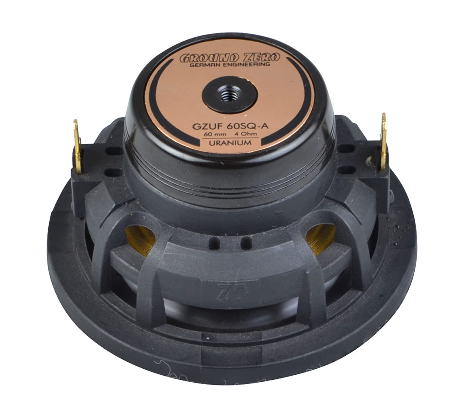 Ground Zero GZUF 60SQ-A - 6 cm Mitteltöner-Lautsprecher mit 80 Watt (RMS: 50 Watt)