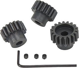 Engrenagem do motor M1, engrenagem do pinhão RC fácil de instalar resistente ao desgaste para carro modelo 1:8