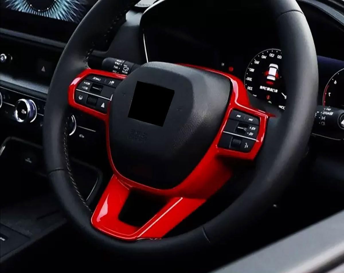 Interior Button Cover Trim Strips Compatible with Honda New HRV HR-V 2026 2025 2024 2023 Car Accessories ABS 1PC(Red)