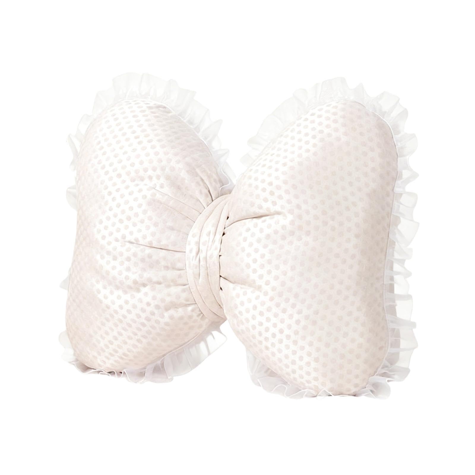 ATORSE Cute Bow Cushion Home Decoration Sofa Cushion for Living Room Auto Seat Sofa Beige Home & Garden | Home Dacor | Pillows-image-31