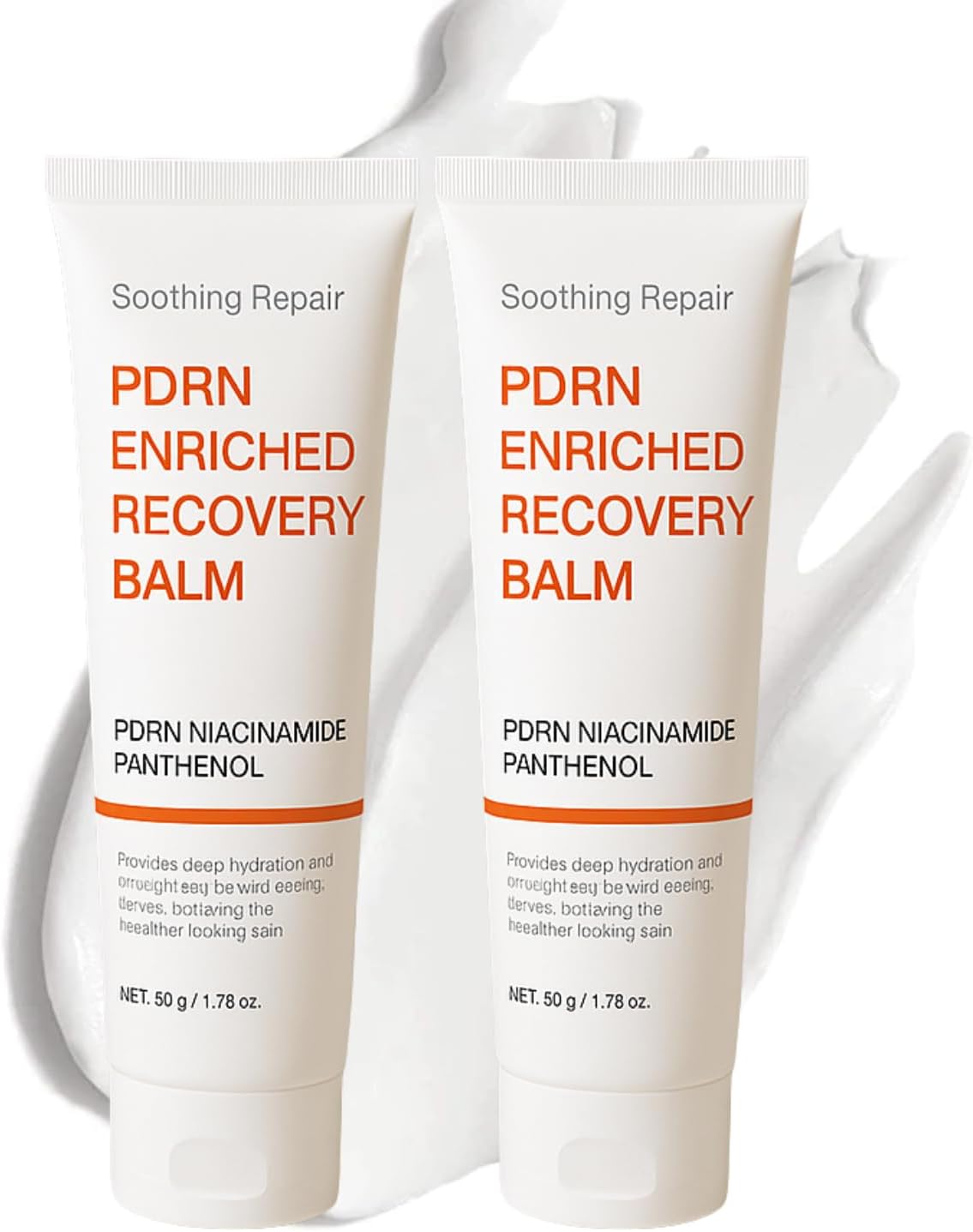 2PCS PDRN Recovery Balm for Face,PDRN Enriched Repair Cream with Niacinamide&Panthenol, Soothing Face Body Moisturizer for Sensitive Skin,Plumping,Hydration&Barrier Strengthening,Korean Skin Care