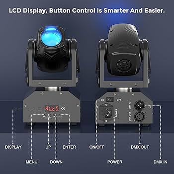 Amazon.com: DJ Lights Moving Head U`King Mini LED Moving Head