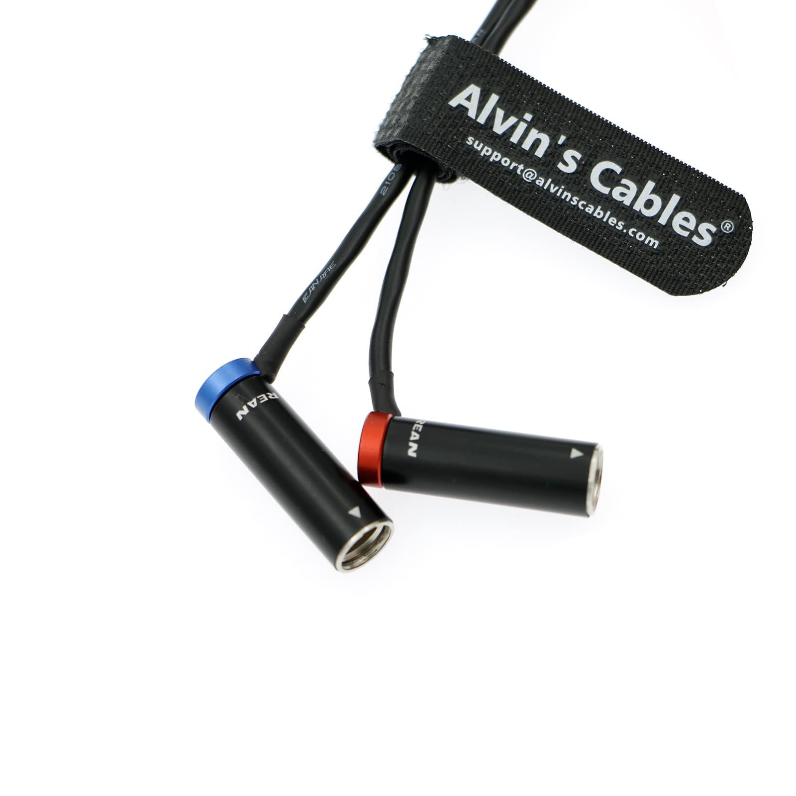 Alvin's Cables Low-Profile TA5F a Doble TA3M Cable de Audio para Wisycom-MCR54| Lectrosonics-DCHR-Receiver LP Mini-XLR-5 Pin Hembra a Dos LP Mini-XLR-3 Pin Macho Cable Divisor para Canon-C70 Cámara