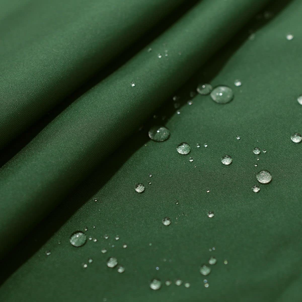 TOLKO Zonwering nylon zeildoek per meter - 180 cm breed, waterdicht, scheurvast en ondoorzichtig als universele outdoorstof om te naaien (lichtgrijs