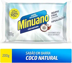 Sabão de Coco Minuano Pack com 03 5X200G, Minuano, Branco