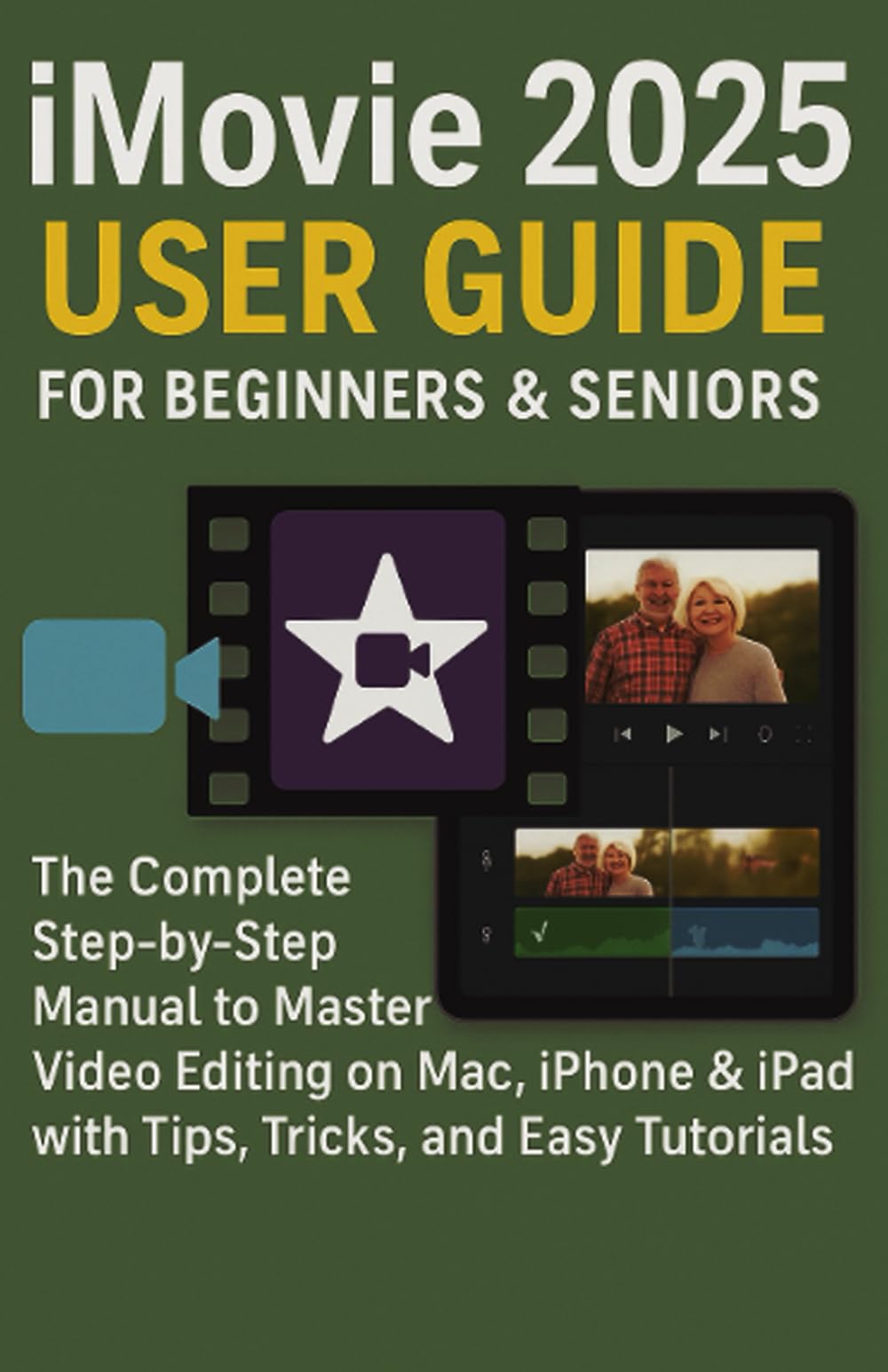 iMovie 2025 for Beginners & Seniors: The Complete Step by step Manual to Master Video Editing on Mac, iPhone and iPad With Tips, Tricks and Easy Tutorials