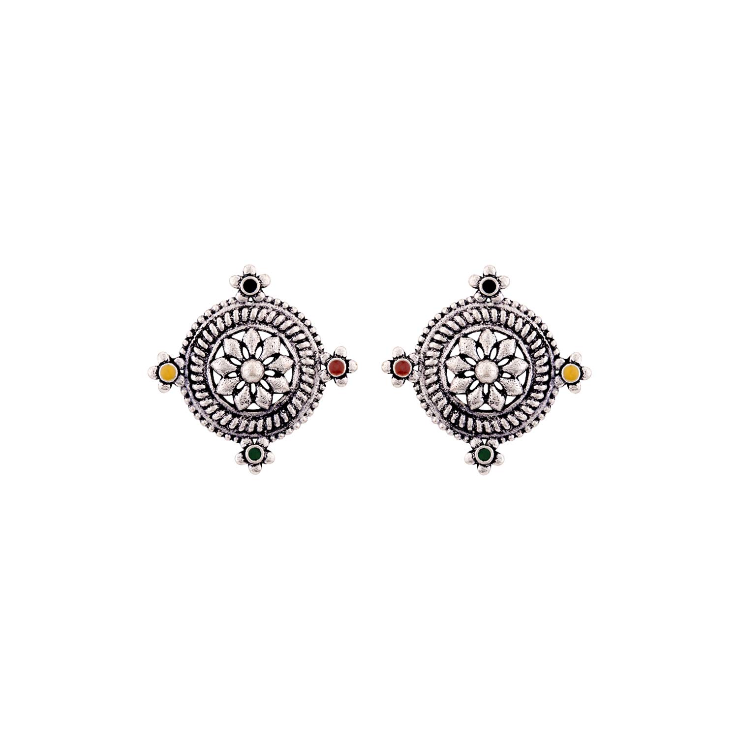Voylla Mandala Floral Stud Style Earrings (B07LGYJJJX) Amazon Price History, Amazon Price Tracker