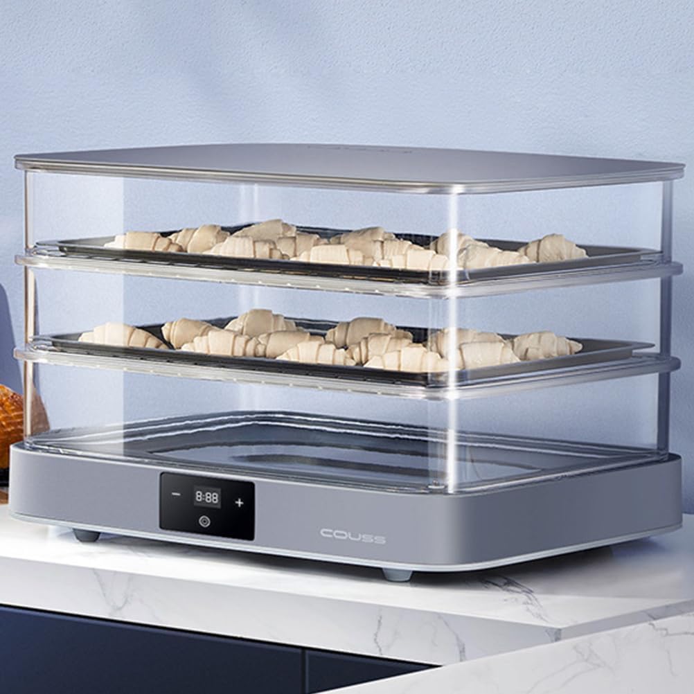 40-Liter Household Bread Proofing Box, Adjustable Temperature From 20 To 45°C, Timer Range From 1 Minute To 24 Hours, Automatic Humidity Control, Multi-Functional Dough Fermenter