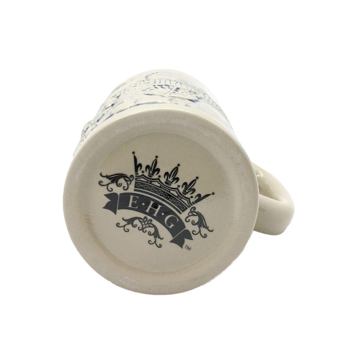 E.H.G - Taza de cerveza de cerámica con diseño de cerveza Stein Munich (1 litro)