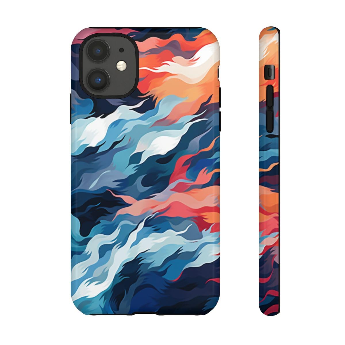 Coque rigide iPhone 11 vagues fluides pour raviver votre look mobile - 2