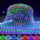 光謠ひかりうた LED イルミネーション ネットライト 4.5mx1.5m 320球 クリスマス飾りライト LED妖精のラ 屋外対応 防水 簡単設置 8種類の照明モード ホームパーティー 結婚式 庭園飾り ベランダ クリスマス 飾り 新年の装飾 店舗ディスプレイ イルミネーション マルチカラー