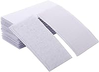 Vista 14 de Tiras autoadhesivas de cierre de de 2 x 4 pulgadas, cinta adhesiva de montaje de doble cara negra para organización de oficina en casa (12 pares)