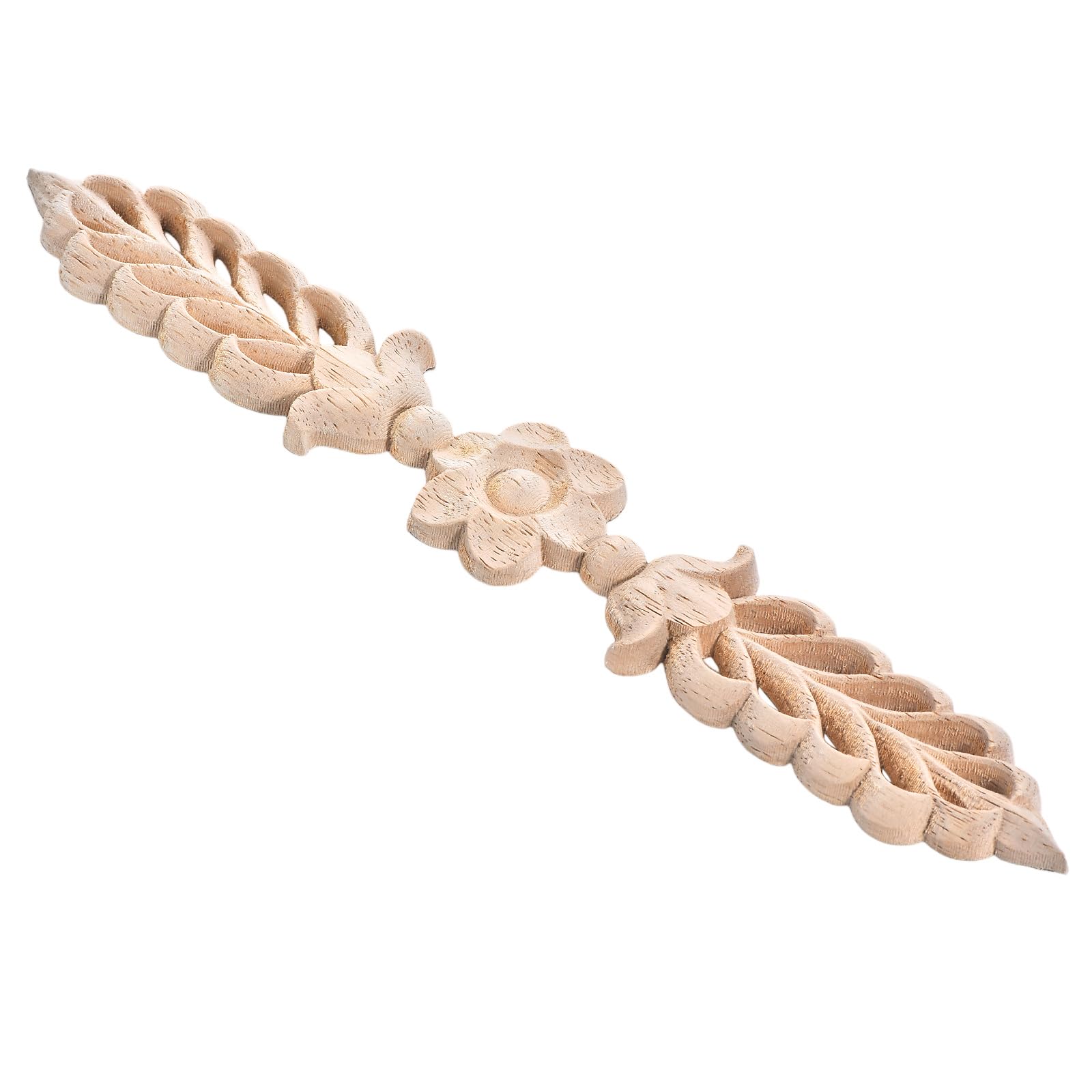 4-Pack Unpainted Wood Appliques Onlays 24.5x3.5cm/9.65