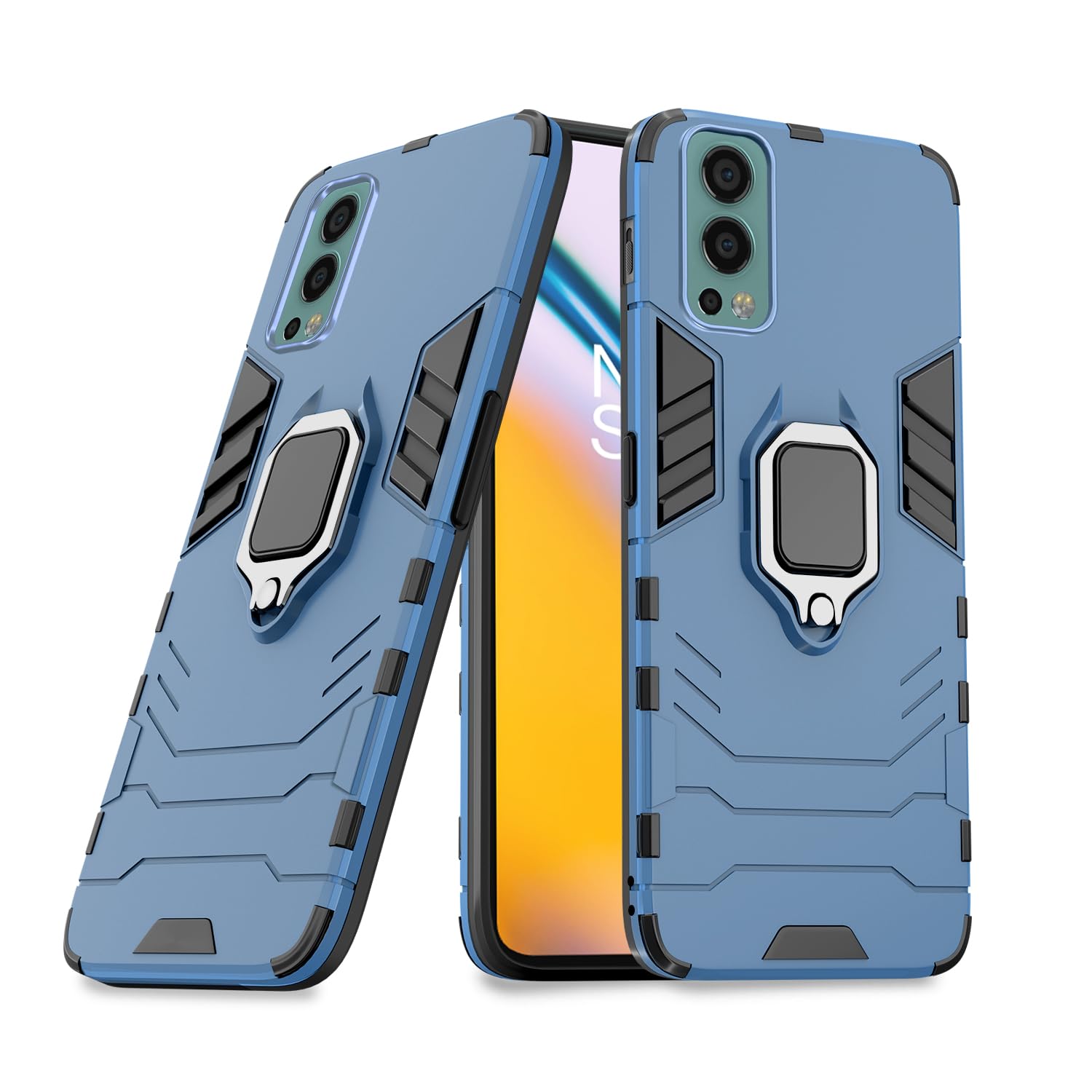 Pikkme OnePlus Nord 2 5G / OnePlus Nord 2 5G Pac-Man Edition Back Cover | D5 Tough Armor Bumper | 360 Protection Case | Ring Holder Stand Case (Blue) (B0CBBKT7ZH) Amazon Price History, Amazon Price Tracker