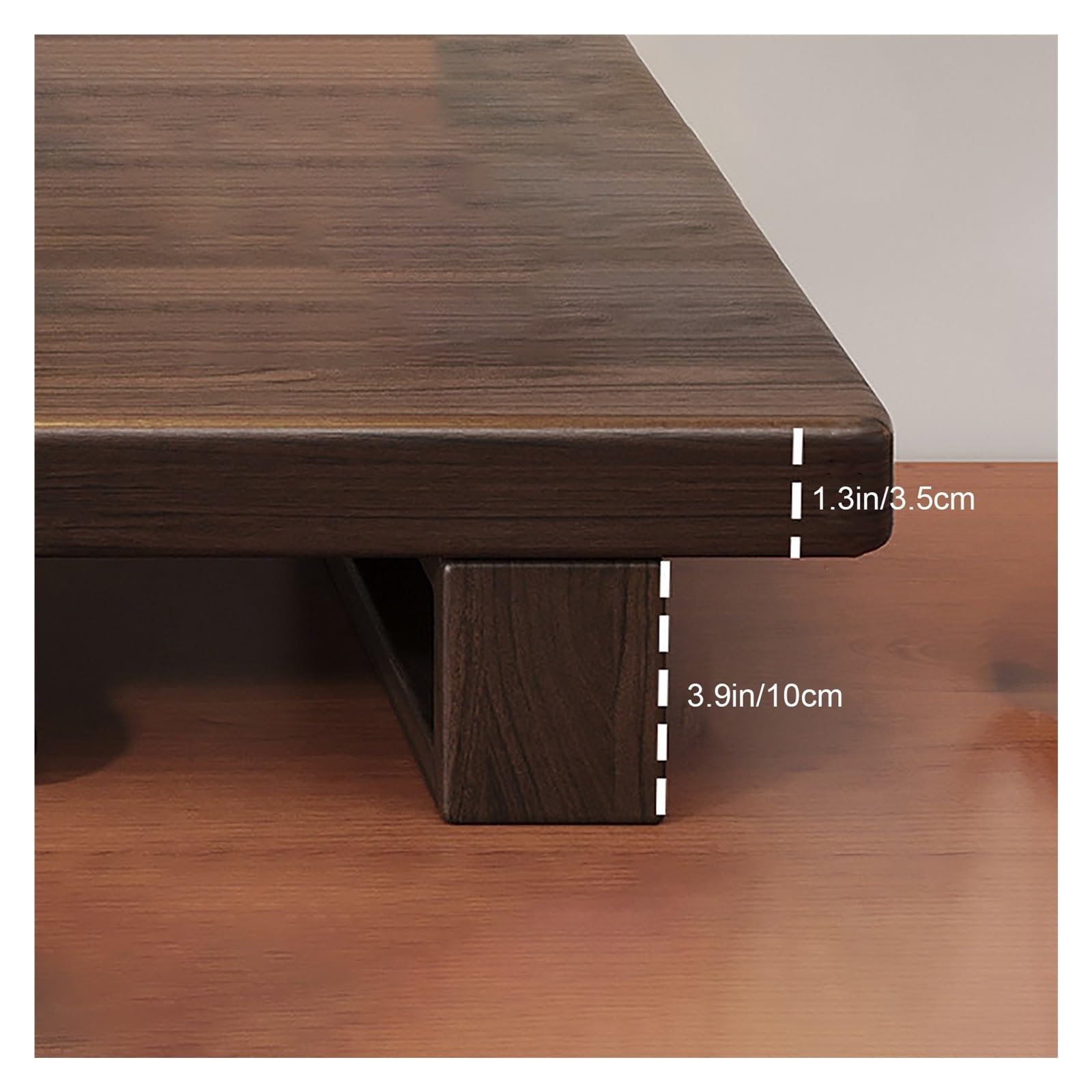Minimalistyczna Podstawka Monitor, Organizer Biurkowy, Półka na Biurko, Łatwy Montaż I Wielofunkcyjne Zastosowanie; Idealna Laptopa, do Domu I Biura(47.2in/120cm)