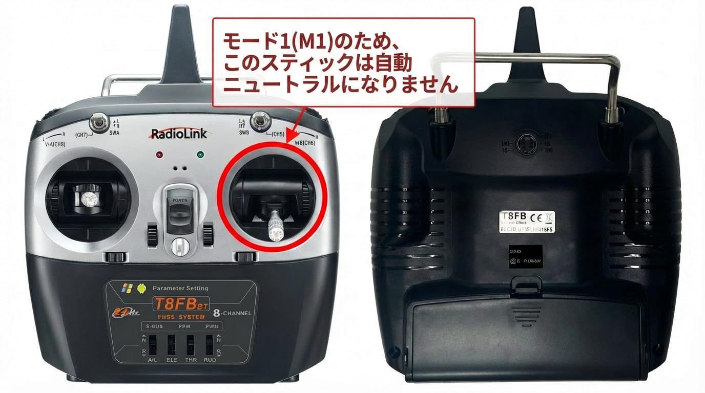 RadioLink T8FB BT 2.4GHz 8CH プロポ & レシーバーセット