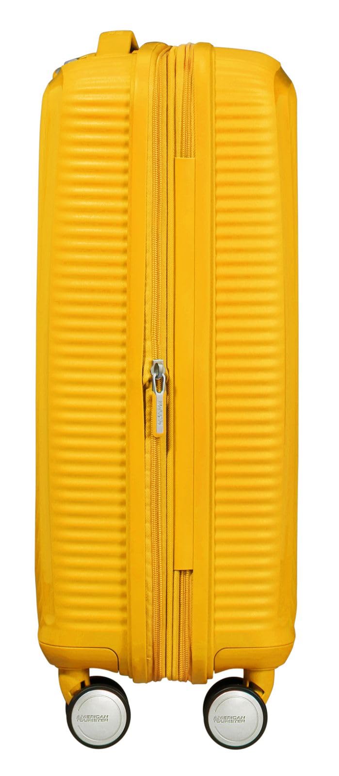 American Tourister Soundbox - Spinner S Expandible Maleta de Cabina, 55 cm, 35.5/41 L, Amarillo (Golden Yellow) - 5