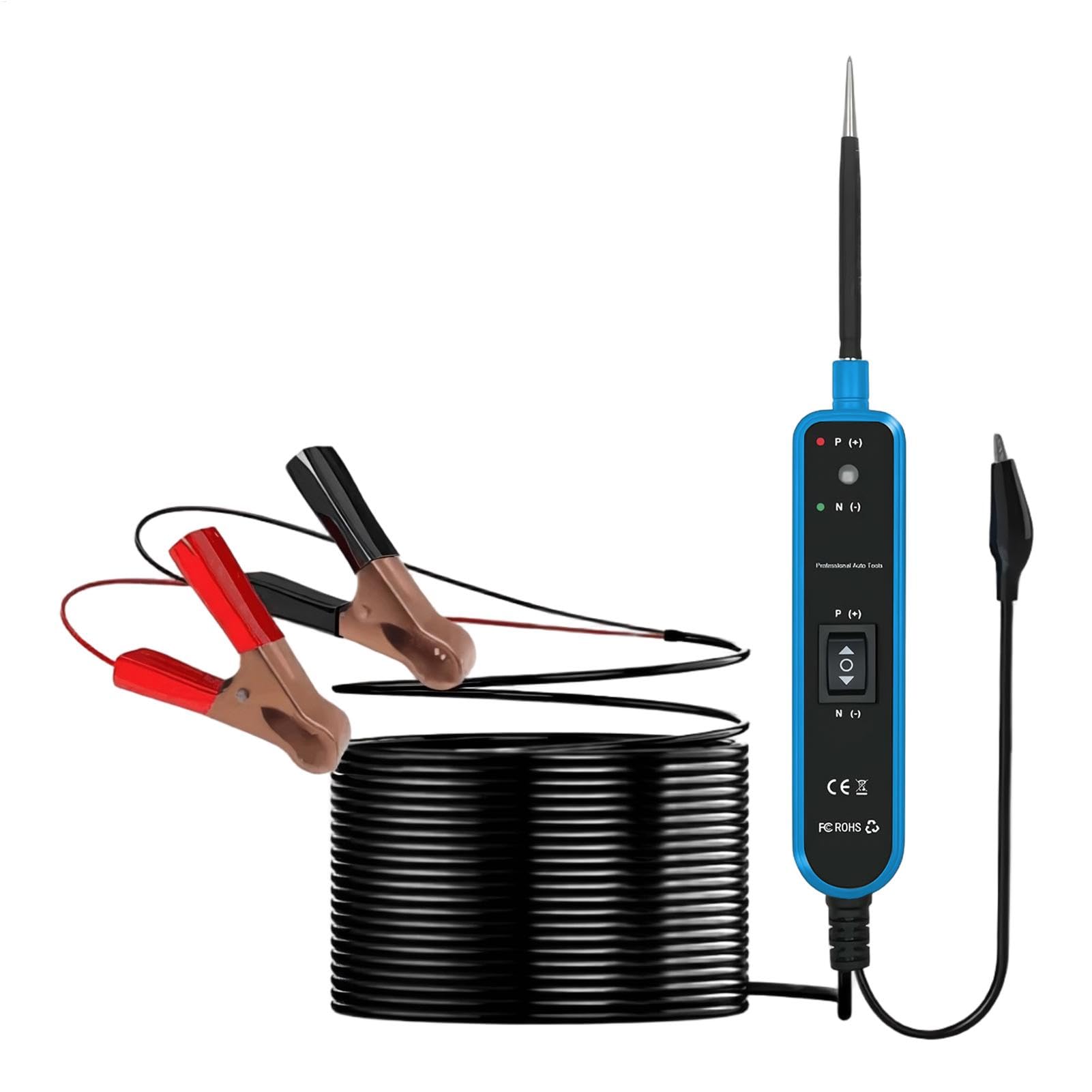 Comprobador de conductividad de alta precisión con cable de gran alcance 8