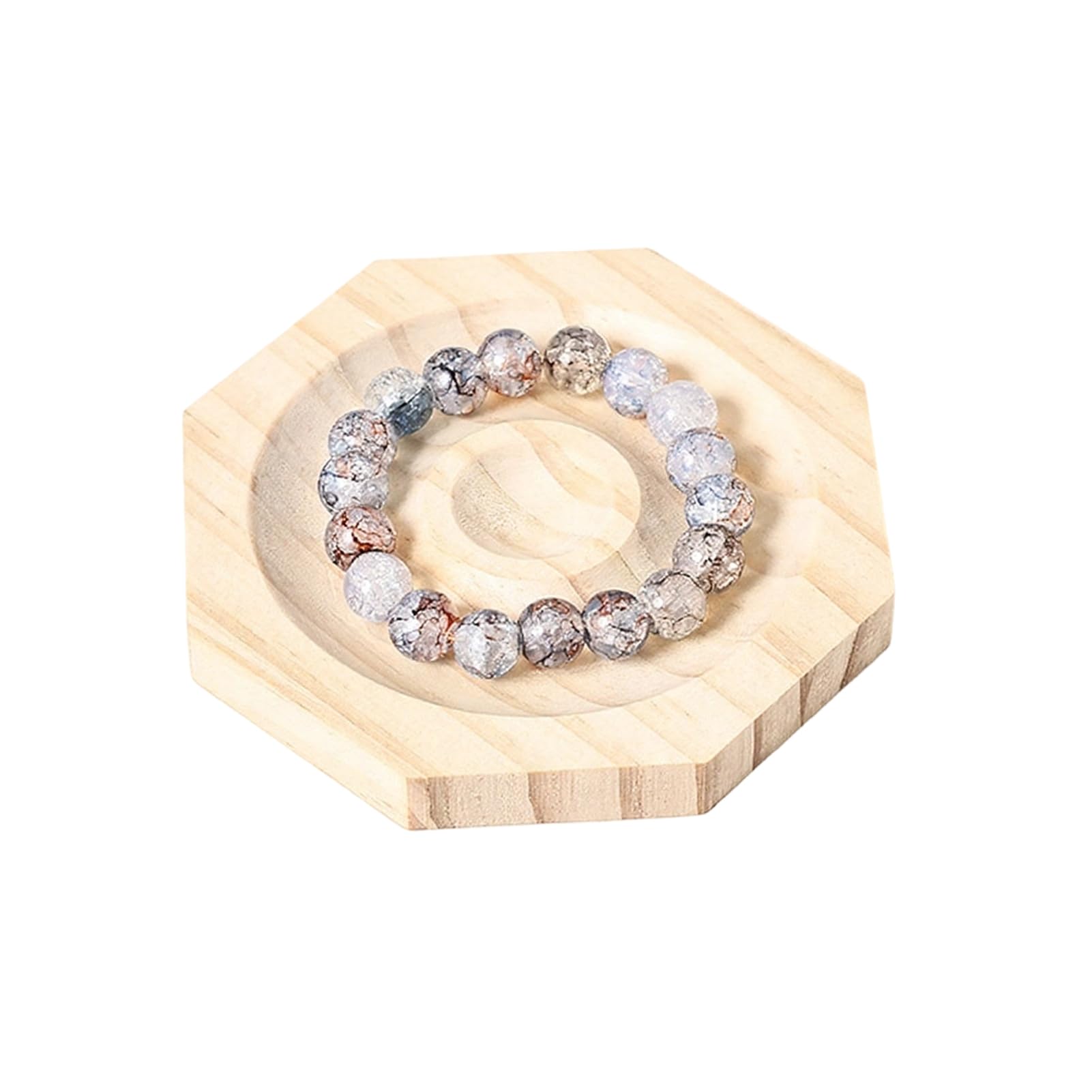 matumou Wooden Bracelet Bead Board, Bracelet Design Board, Beaded Bracelet Organizer Tray for Jewelry Making Counter Display
