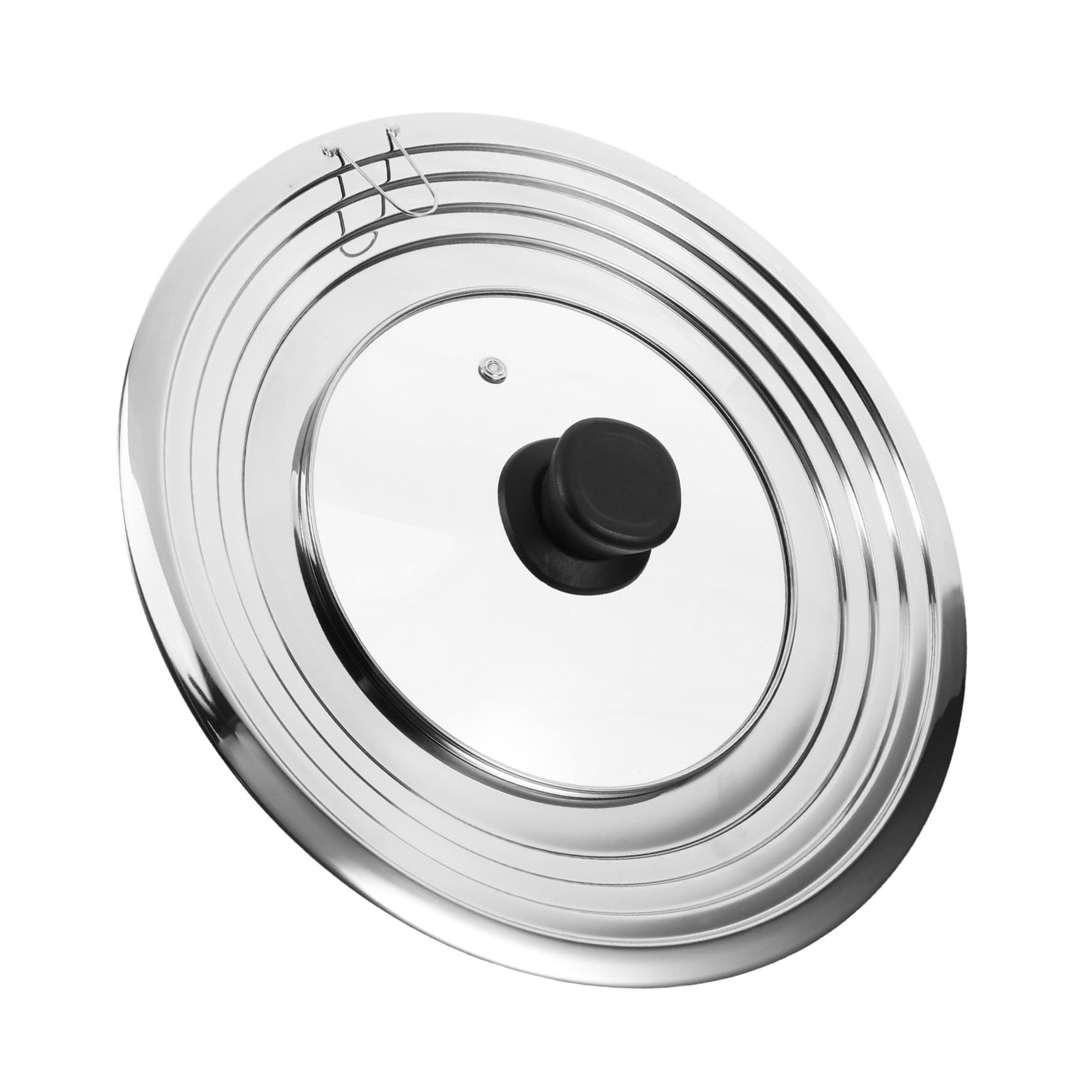 Coperchio Pentola in Acciaio Inox Vetro per Cucina e Ristoranti Stile Casuale