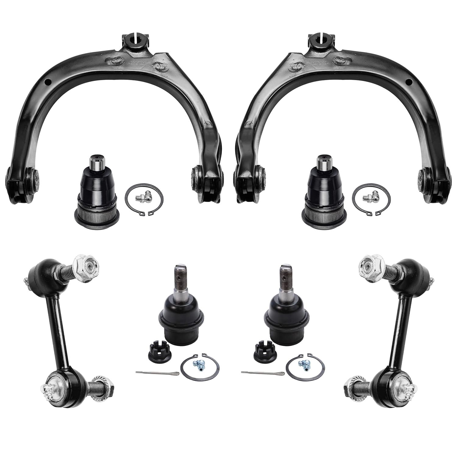 Detroit Axle - 8pc Front End Suspension Kit for Chevy Trailblazer EXT SSR