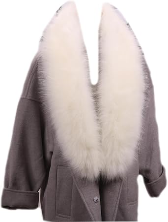 Faux Fur Scarf Women Men Winter Super Long Fake Fur Collar for Jacket 120cm Neck Warmer Fluffy Scarves Shawl Wrap