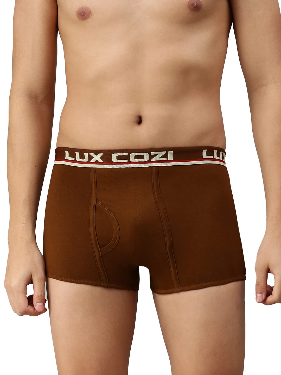 lux cozi Bigshot Men's Cotton Semi Long Trunk (Pack of 1)-picture-37
