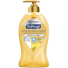 Softsoap Liquid Hand Soap Pump, Antibacterial Kitchen Fresh Hands, 11.25 Ounce
