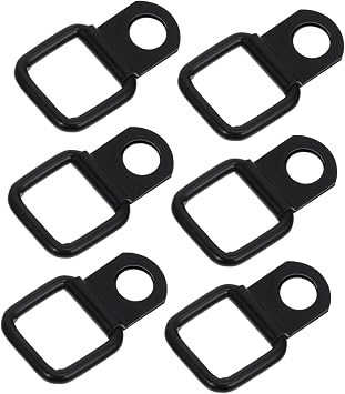 1set Car Roof Trunk Hooks of Heavy Duty Black Hooks for Secure Luggage Storage and Easy Installation Corrosion Resistant Space-saving Design