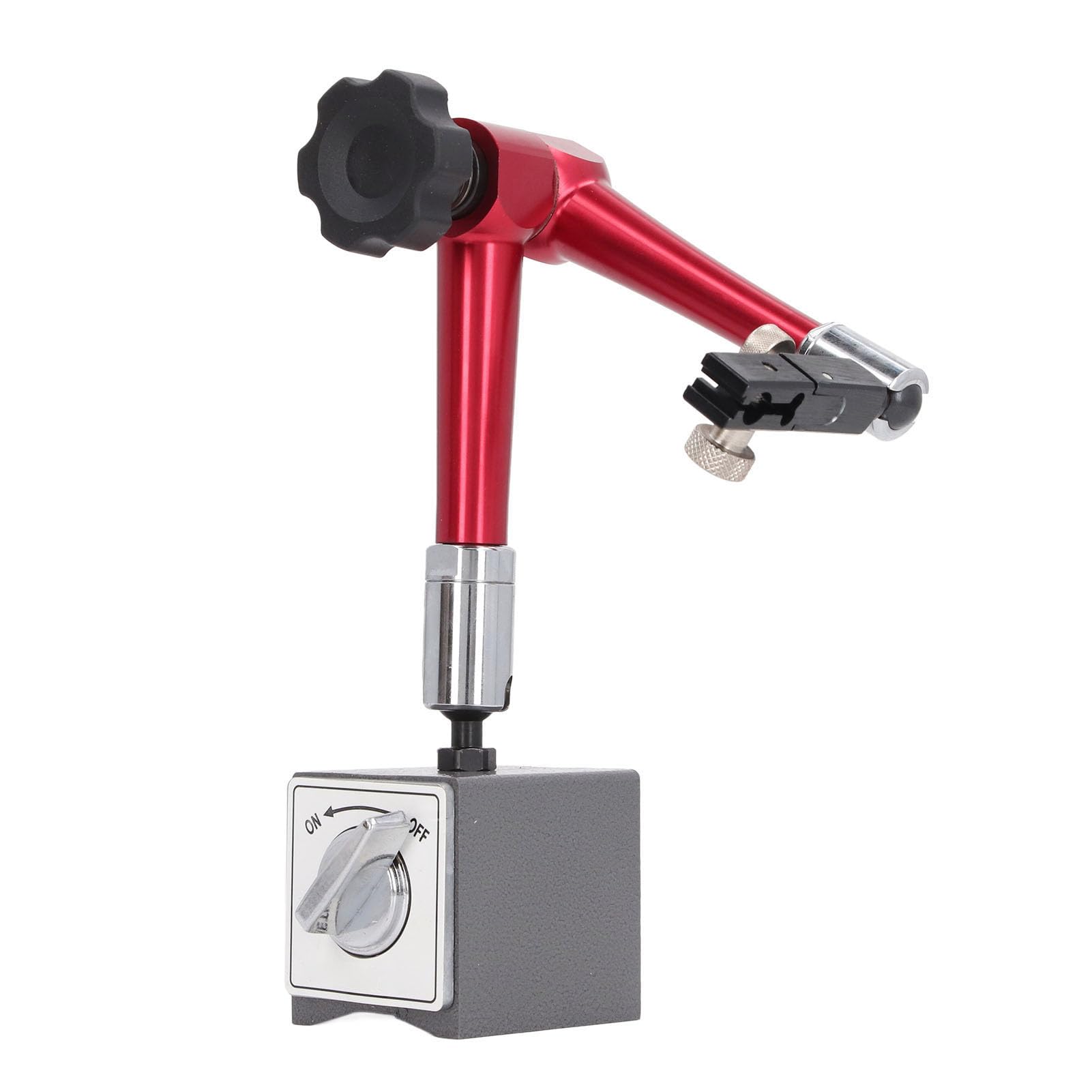 Magnetic Base Stand Dial Indicator Base Adjustable Arm Universal Fixture Tool for Measurement