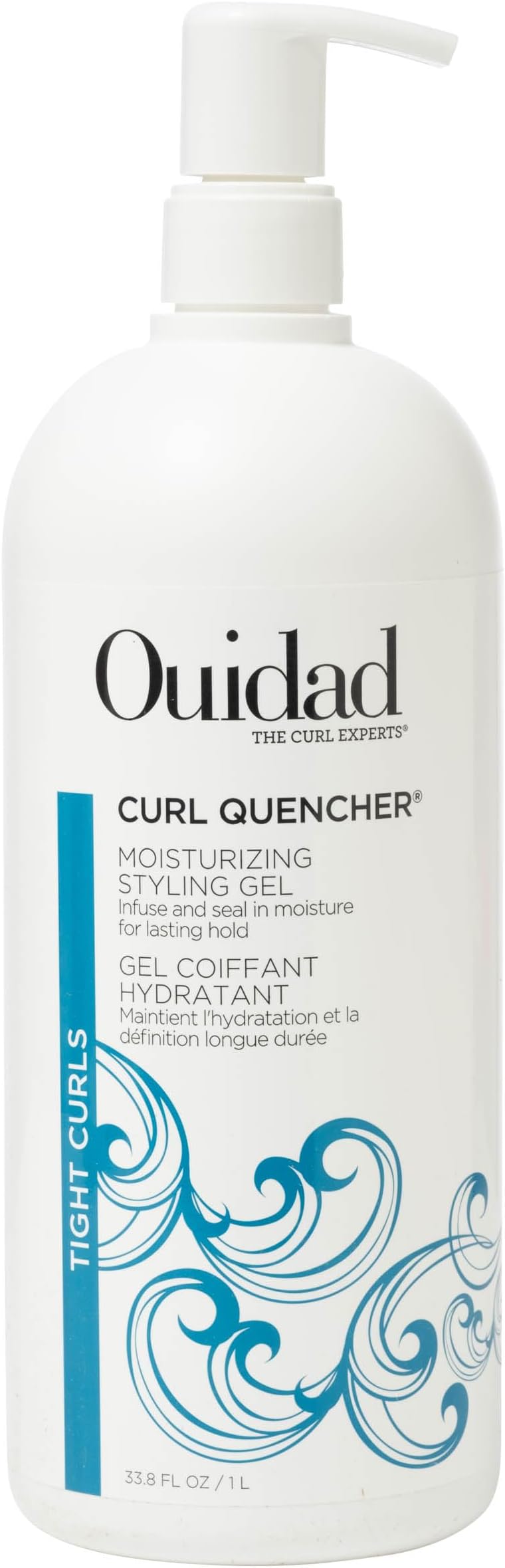Ouidad Curl Quencher Moisturizing Styling Gel, 33.8 Fl Oz