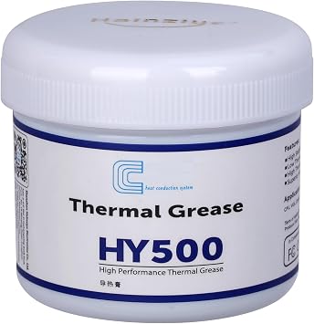 HY500-100g Thermal Paste > 1.93 W/m CPU Thermal Paste PC Cooling Paste Conductive Paste Thermal Paste for CPU GPU PC -100 g