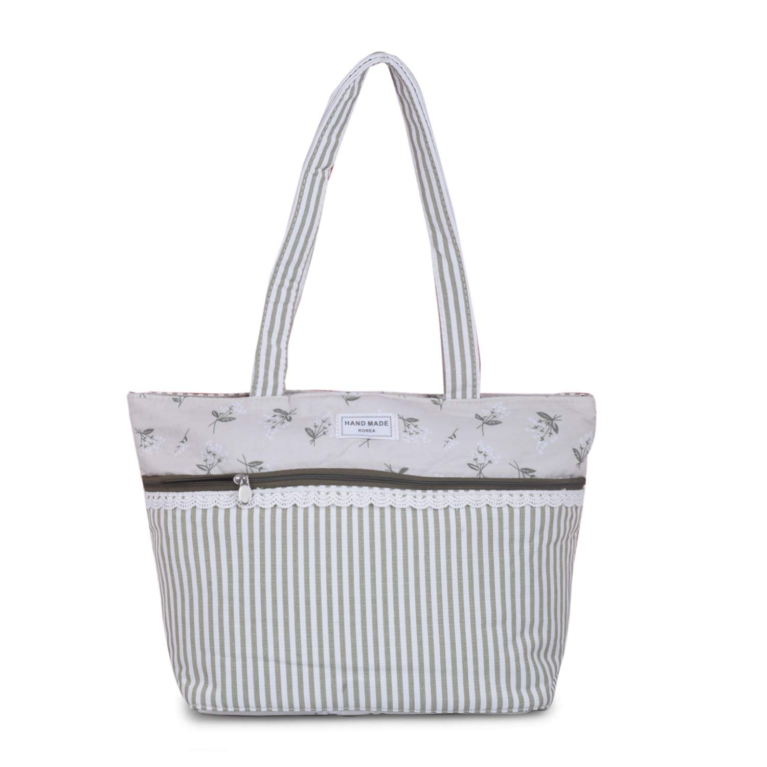 ShoppertizeCotton HandBag Printed - Reusable 100% Eco-Friendly Designer Women Handbag, Cotton Shoulder Bag