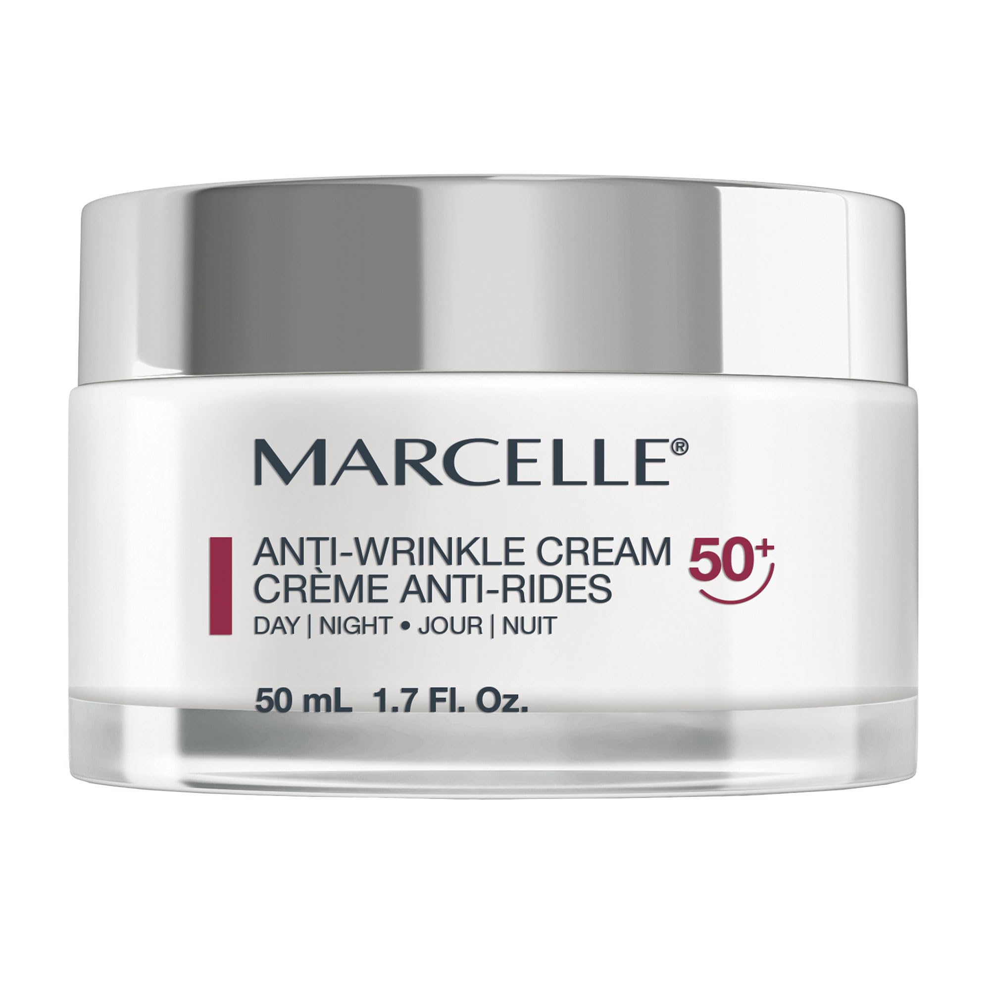 MARCELLEAnti-Wrinkle Cream, Ages 50+, 1.7 ounces