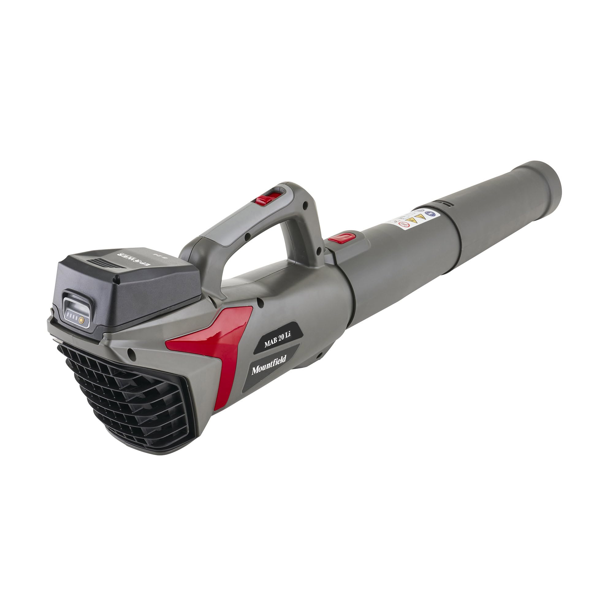 Mountfield Cordless Blower MAB 20 Li, 20 V 4 Ah Batt. + Charger – Variable Speed, Up to 40 Min Runtime – Ideal For Small Gardens