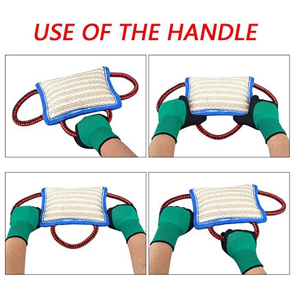 Cuscino Mordicchio Per Cani AUEDC - Giocattolo Tira E Molla Con 3 Maniglie