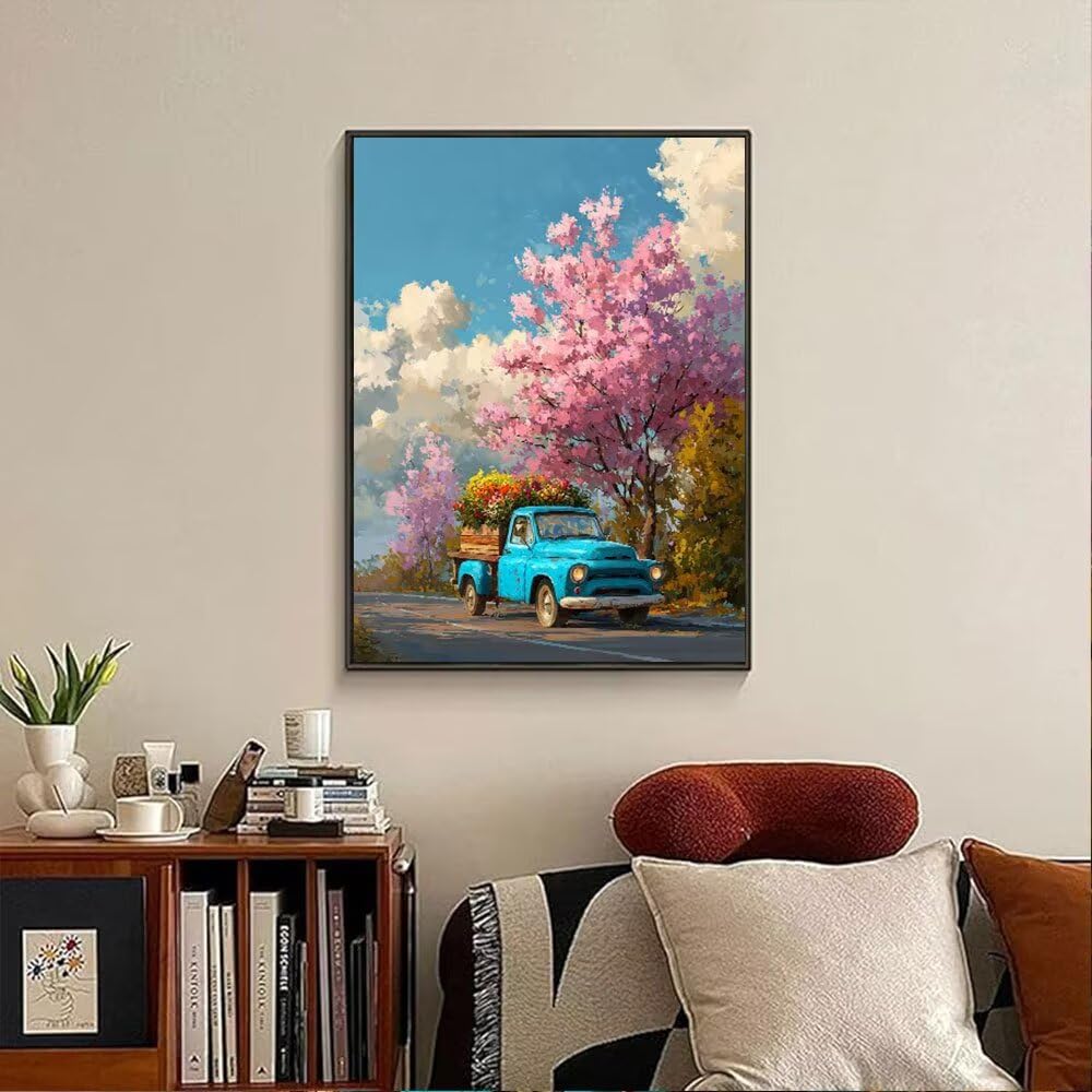 Carroza Diamond Painting Zestawy dla dorosłych, 5D Okrągłe Wiertło Diamentowe Malarstwo Dzieci Malarstwo, Diamenty Sztuka Haft Ścieg Krzyżowy Obrazy, Mozaika Sztuka Do Dekoracji Ściany Domu 80x110cm