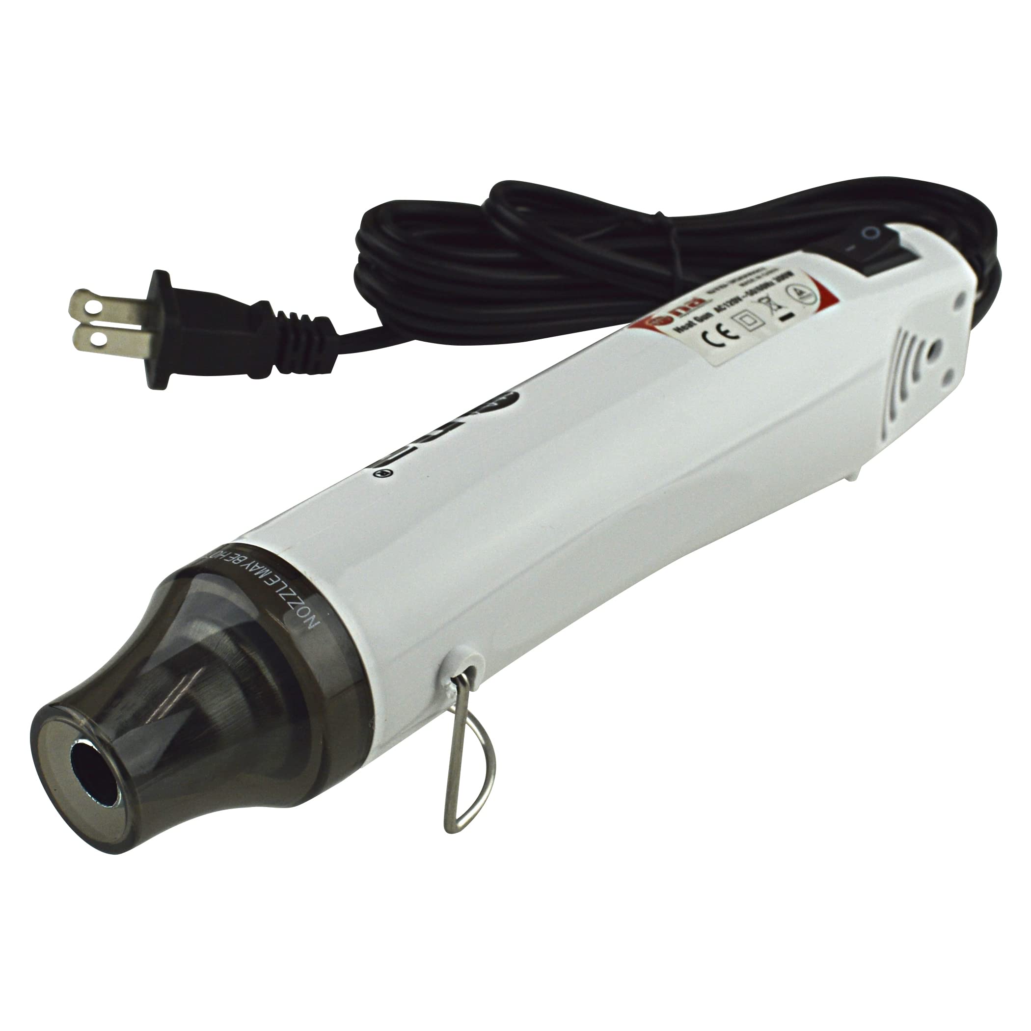 300W Mini Handheld Heat Gun GTD-350WHT White 300W portable for Crafts DIY Epoxy Resin Heat Shrink Tubing Electronics — view 5