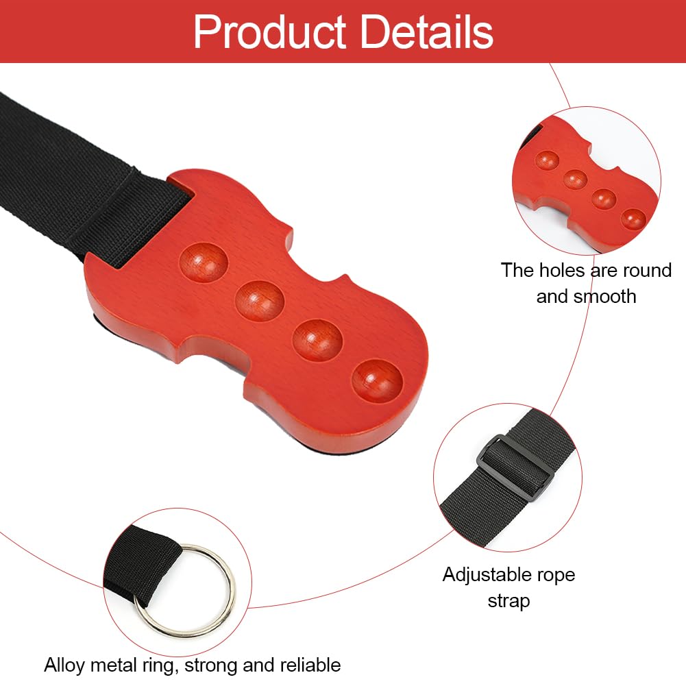Cale Pique Violoncelle, Support D'Ancrage Pour Violoncelle, Violoncelle Anti DéRapant Support, Sangle AntidéRapante pour Violoncelle, Planche Violoncelle, Anti Dérapant, 4 Trous, Sangle en Nylon