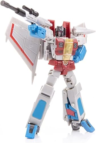Miniatura 3 de 5in Deformation Robot Flying Squad Starscream Thundercracker Skywarp Playset Avión F15 Fighter Robot Modelo de Juguete Figura de Acción Versión KO