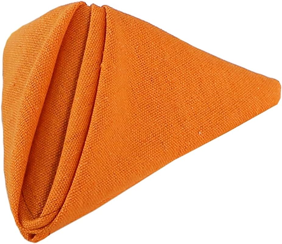 6 Pack Table Napkins, Kitchen Tea Towel, Cloth Napkin for Wedding, 18 X 12 Reusable, for Family Dinners(E)