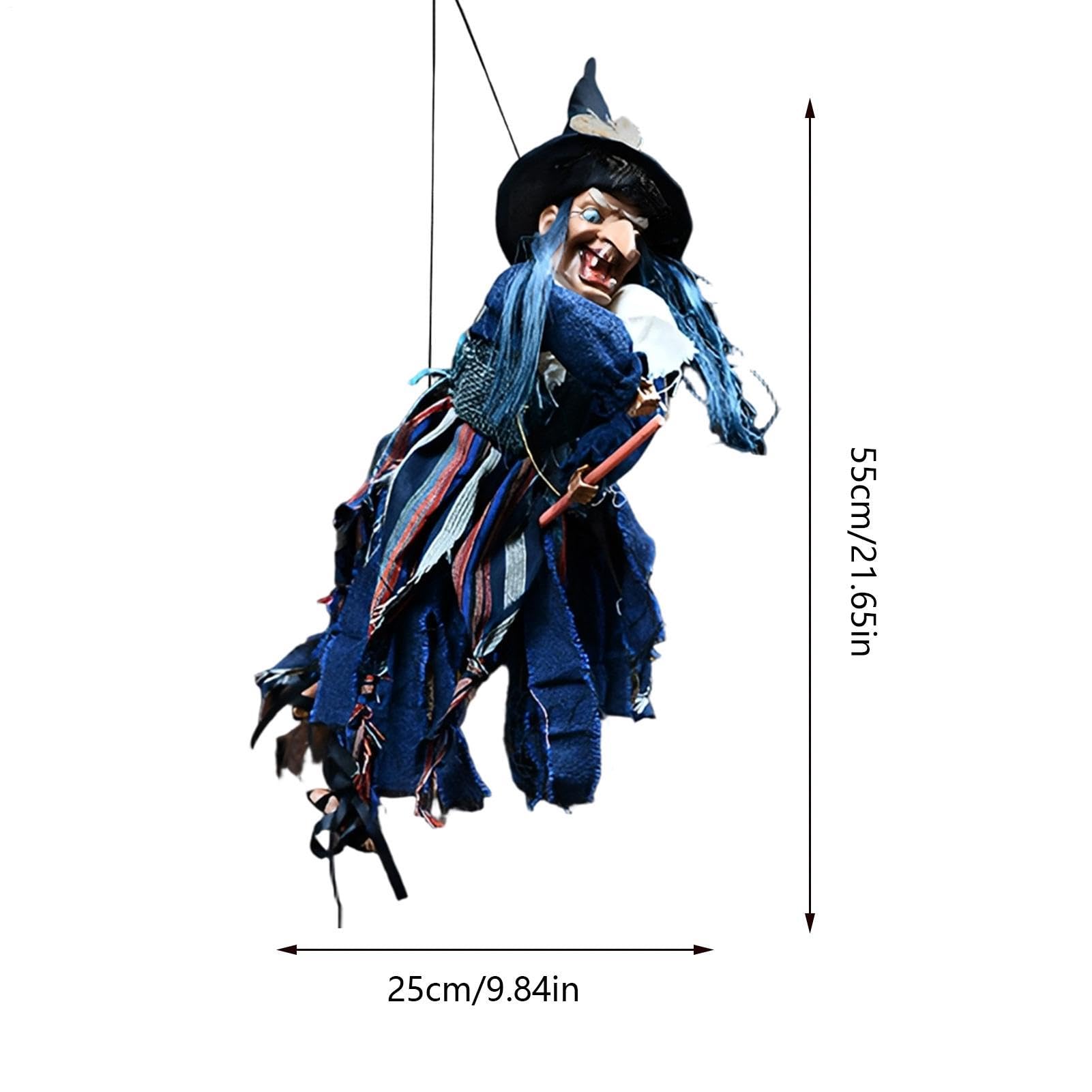Decorazioni per streghe di Halloween, per esterni, rumori spaventosi, occhi