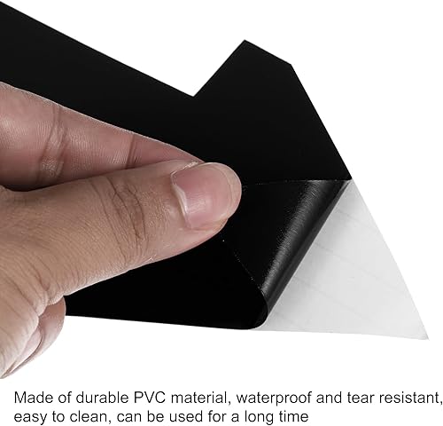 Miniatura 4 de PATIKIL Pegatina de flecha de 8 x 4 pulgadas, 20 piezas de PVC removibles autoadhesivas impermeables para piso, letrero de flecha para instrucciones